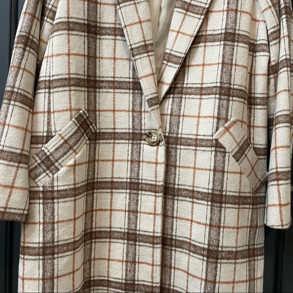 NWT! Böhme Fall Plaid Coat - Picture 4 of 5